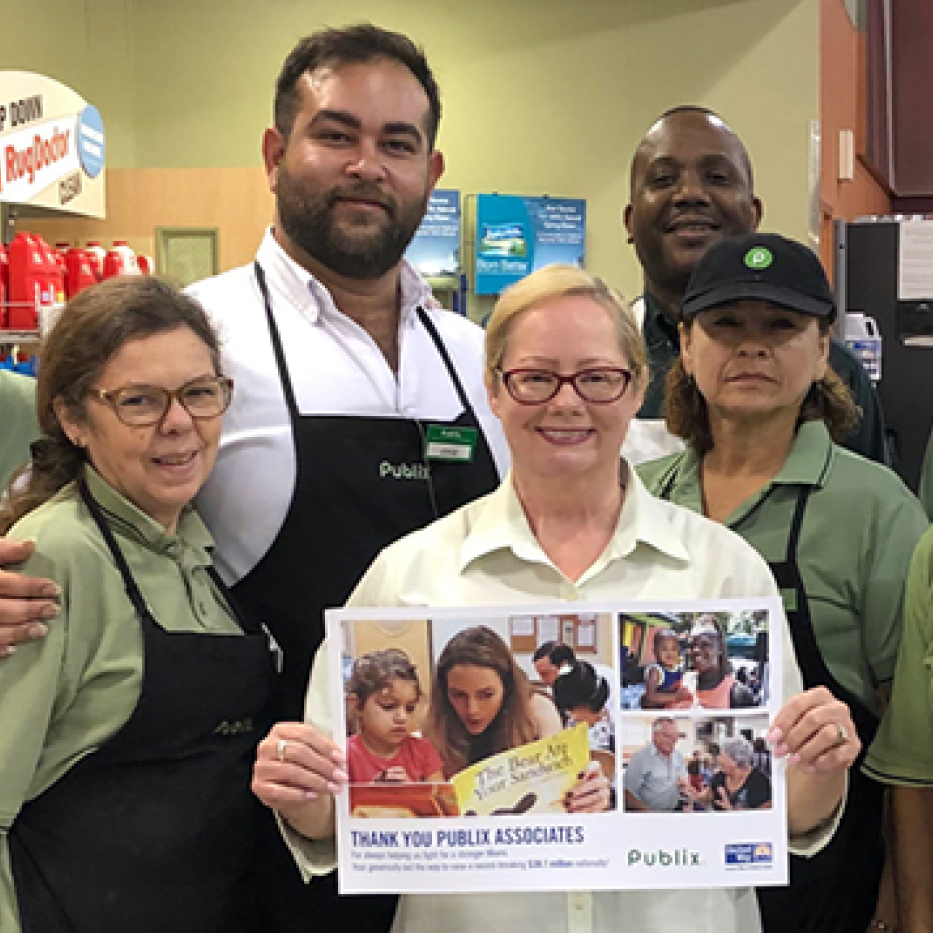 Publix becomes top United Way Worldwide corporate donor!